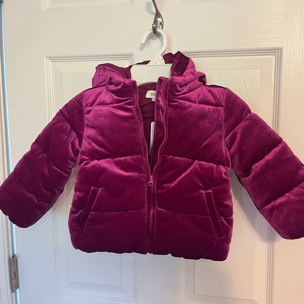 Gymboree Fuchsia velour jacket